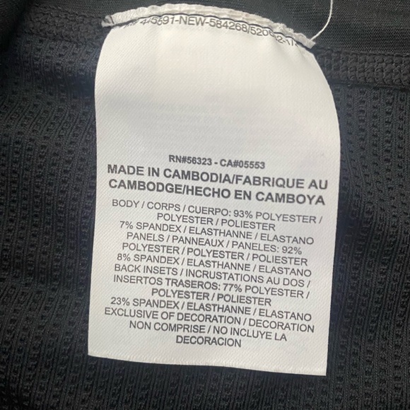 Nike Pro Hypercool Dri-FIT Max Shirt Black Silver Size Large Athletic Workout - Picture 6 of 6